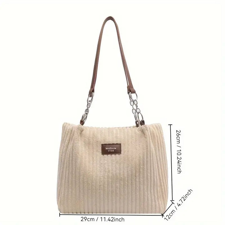 Jessica  | Cotton corduroy tote bag