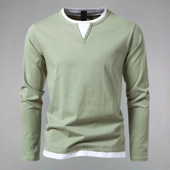 Spencer - Long-sleeved V-neck Sweater