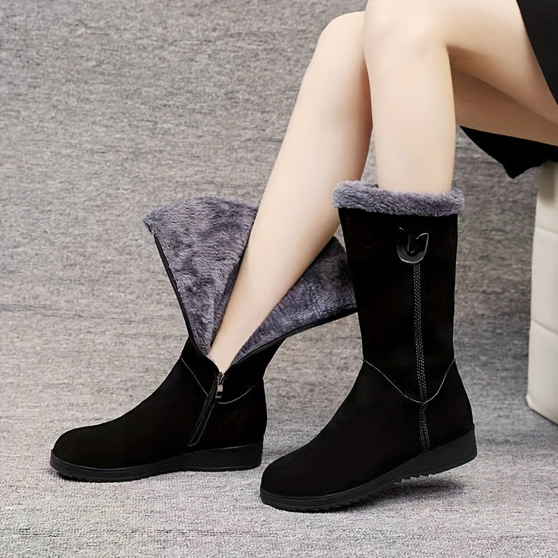 Mae - Stylish Warm Fleece Boots