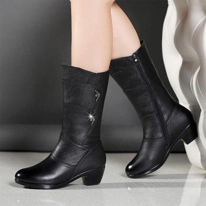 Lauren - High Boots With Easy Pull-On Zip