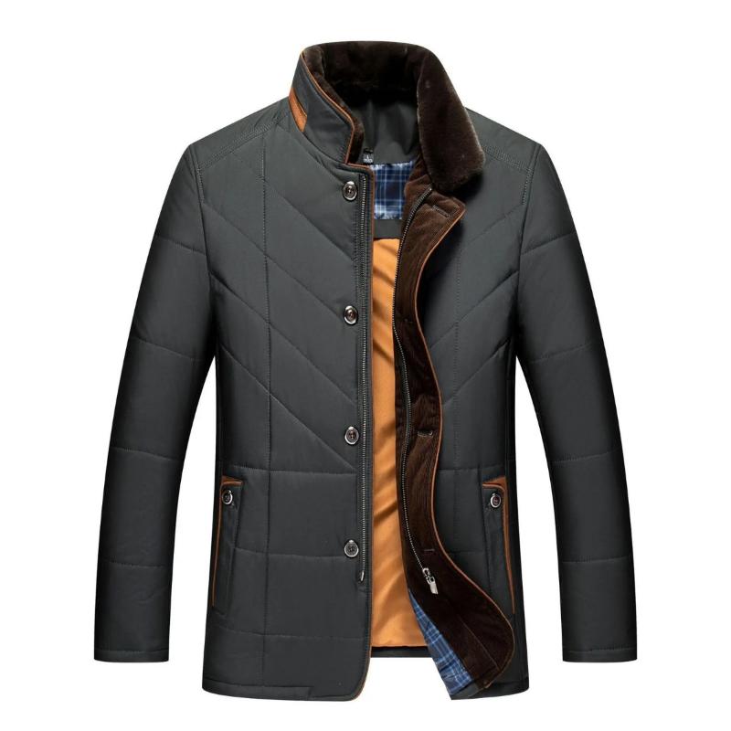 SOLOMON - MEN'S STAND COLLAR WINTER JACKET