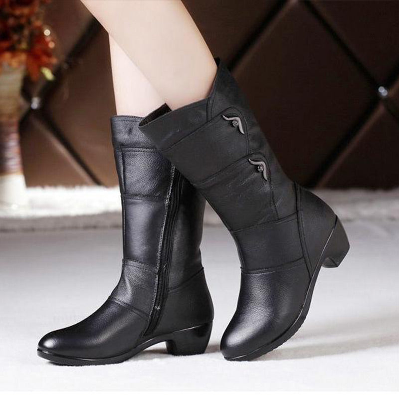 Lauren - High Boots With Easy Pull-On Zip