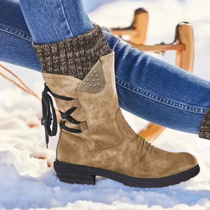 Lily - Winter Lace-Up Boots