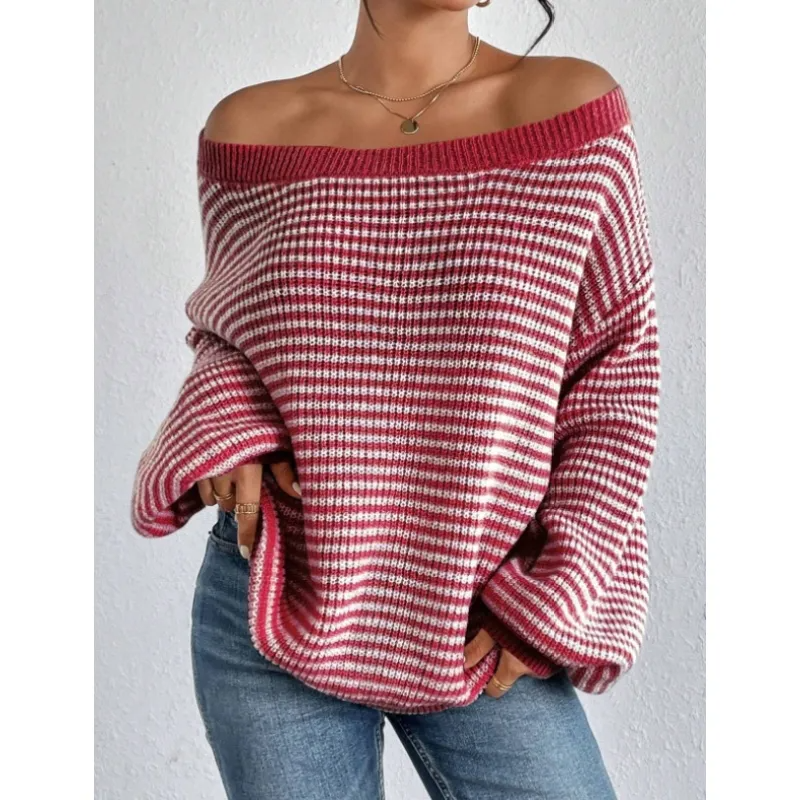 Eva - Cozy Striped Knit Sweater