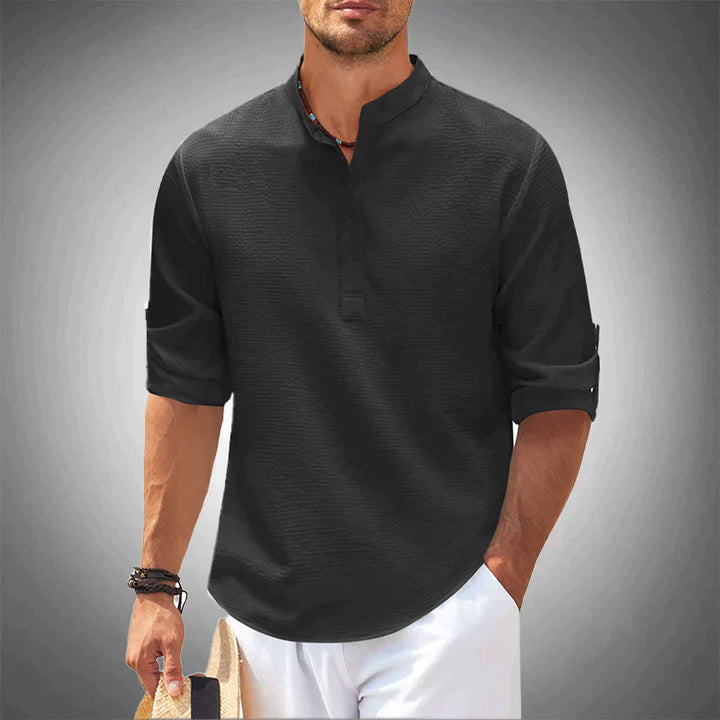 AMALFI - Stand Collar Shirt