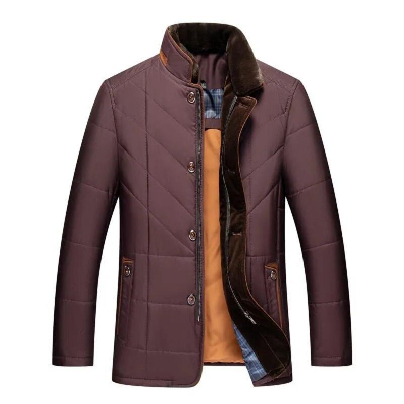 SOLOMON - MEN'S STAND COLLAR WINTER JACKET