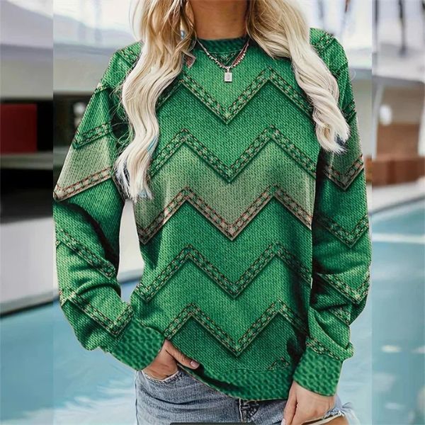 Louisa - Geometric Stylish Sweatshirt