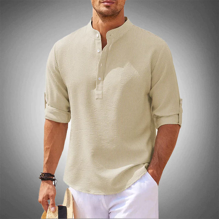 AMALFI - Stand Collar Shirt