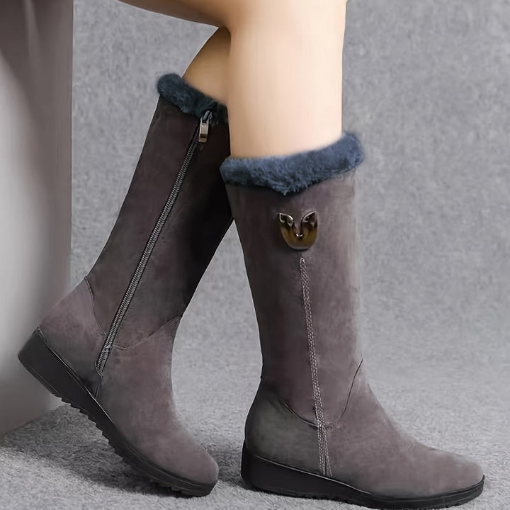 Mae - Stylish Warm Fleece Boots