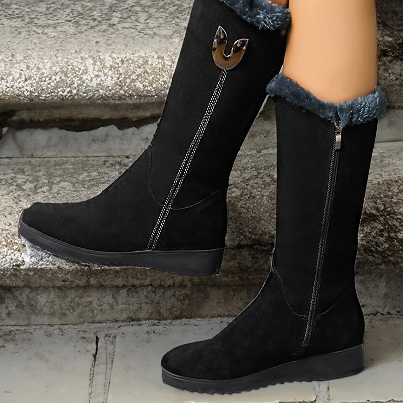 Mae - Stylish Warm Fleece Boots