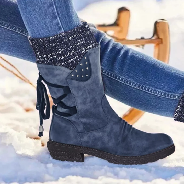 Lily - Winter Lace-Up Boots