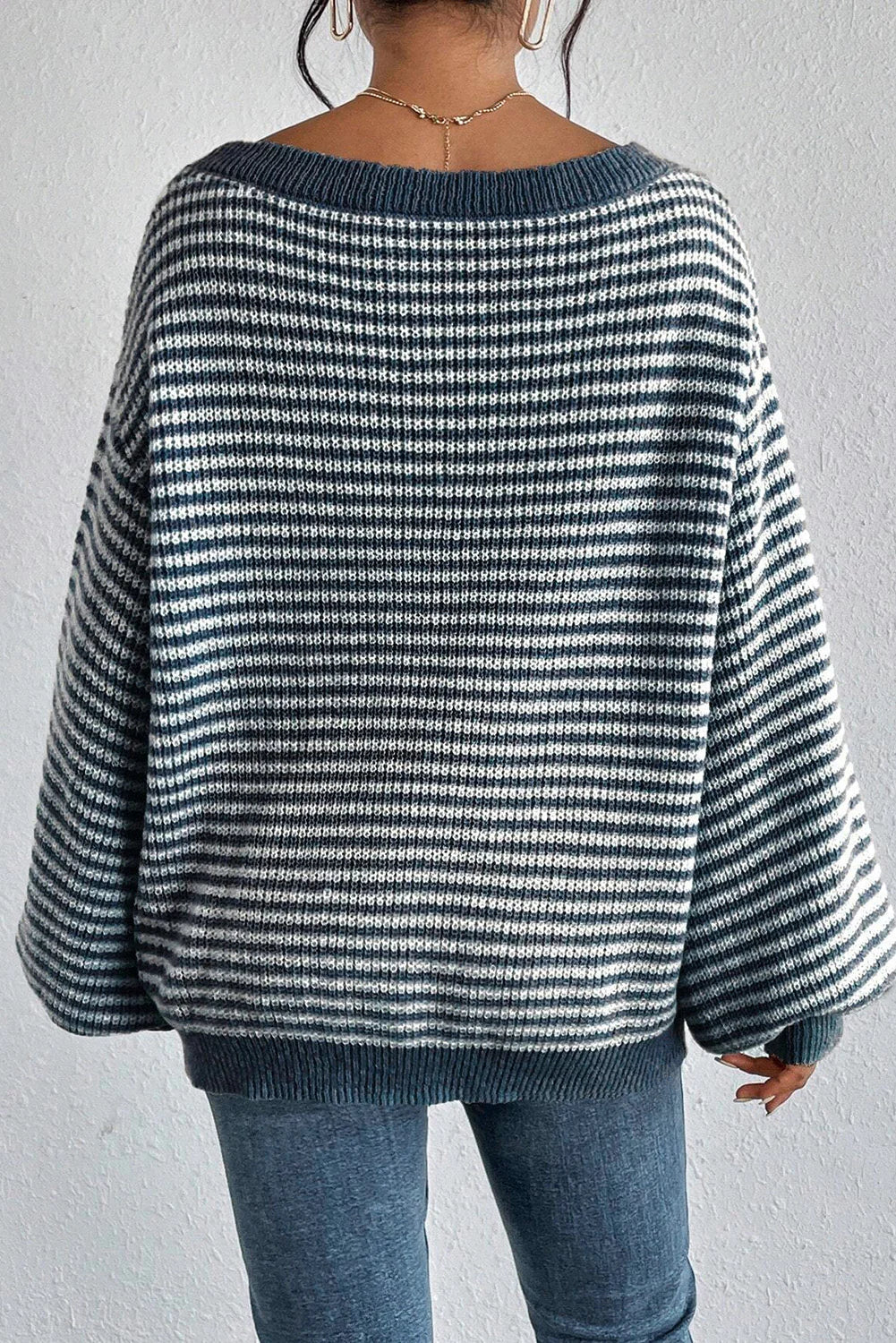 Eva - Cozy Striped Knit Sweater