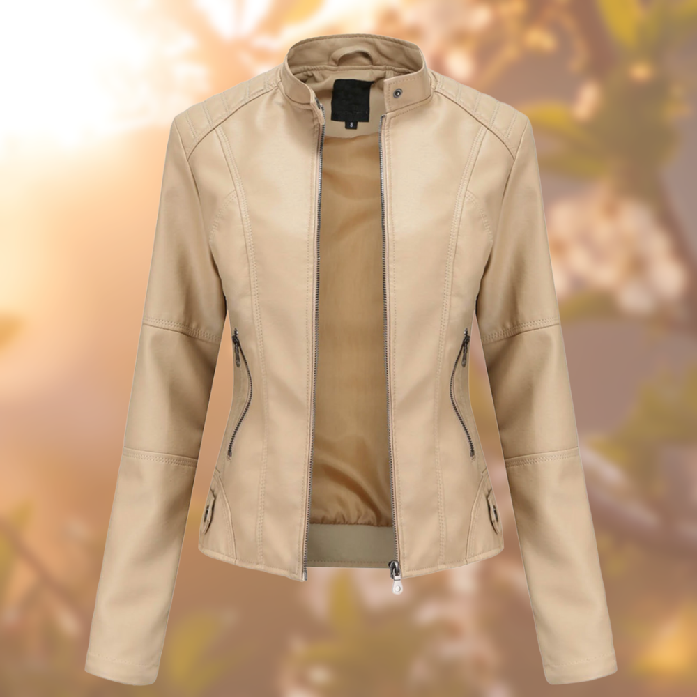 Rachel - Stylish leather jacket for women