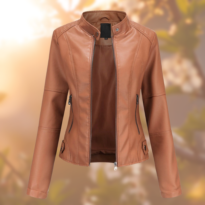 Rachel - Stylish leather jacket for women