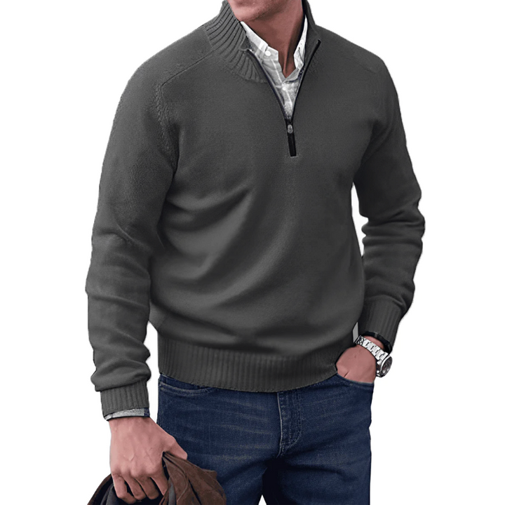 Noah - Elegant zippered sweater