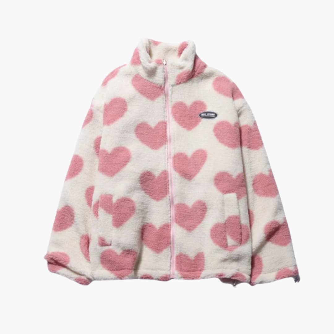 Anny | Double-sided heart coat - unique collection