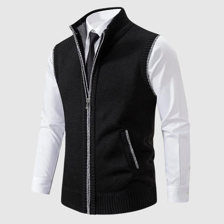 Dave - Blanchet Zip-Up Sweater Vest