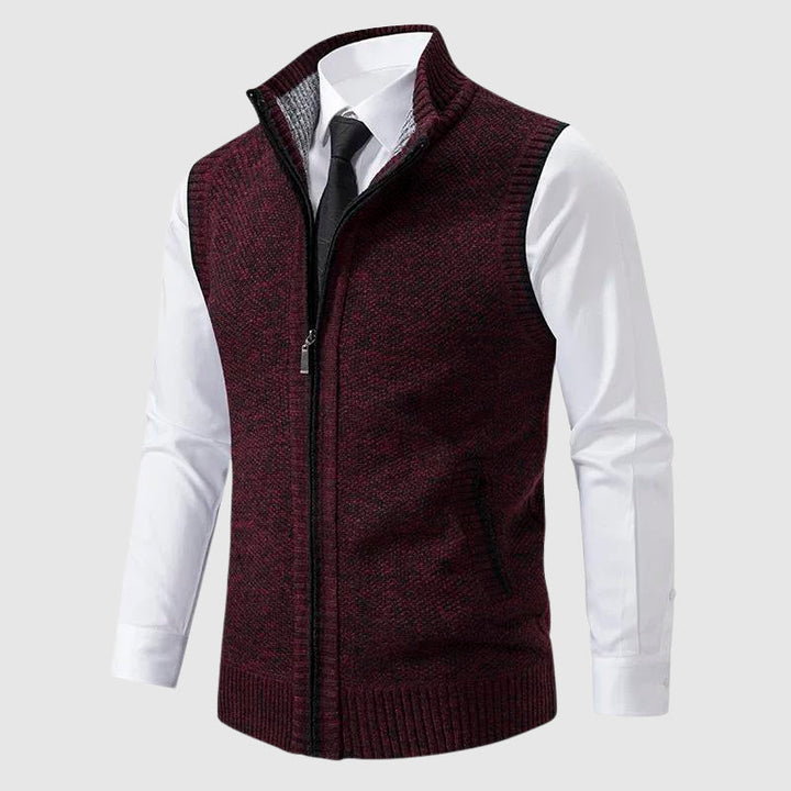 Dave - Blanchet Zip-Up Sweater Vest