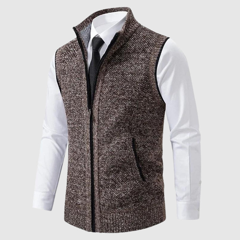 Dave - Blanchet Zip-Up Sweater Vest