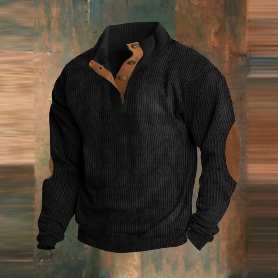 Jack - Quarter button placket jumper