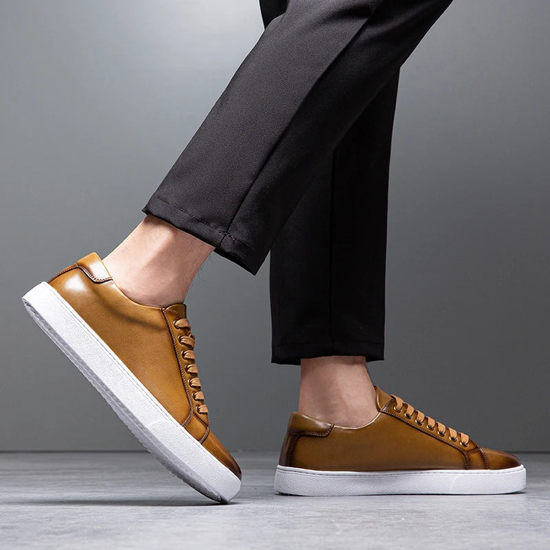 Miles - Men's Leather Sneaker