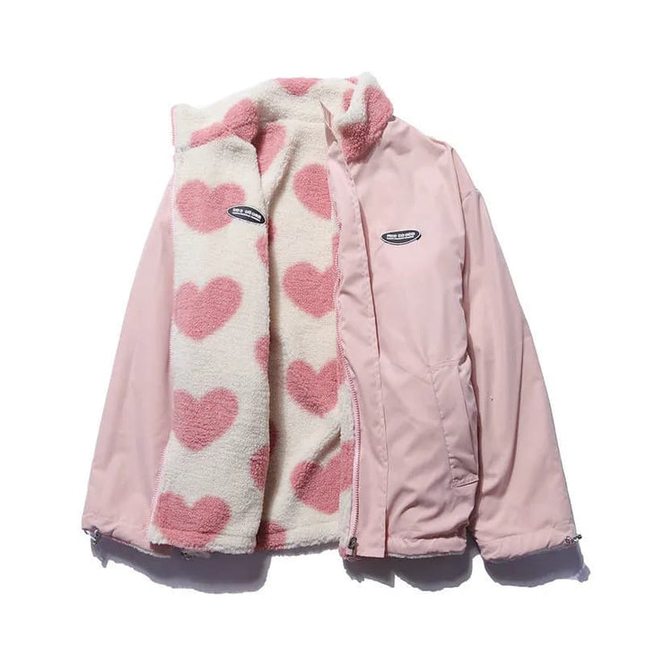 Anny | Double-sided heart coat - unique collection