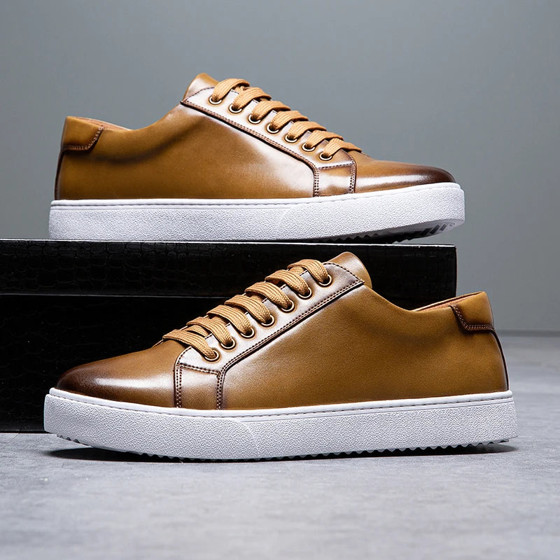 Miles - Men's Leather Sneaker