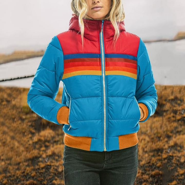 ROSA | RETRO PARKA WITH HOOD FOR WOMEN