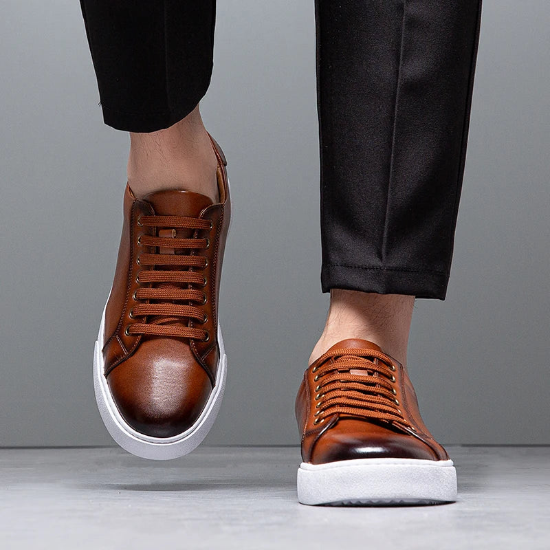 Miles - Men's Leather Sneaker