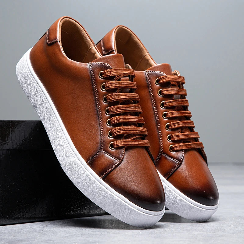 Miles - Men's Leather Sneaker