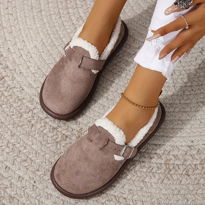 Molly - Plush Round Toe Slip-on Orthopedic Shoes