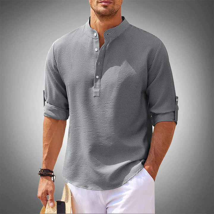 AMALFI - Stand Collar Shirt