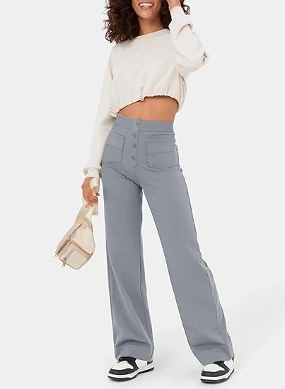 MIA - Women's High Waisted Elastic Trousers