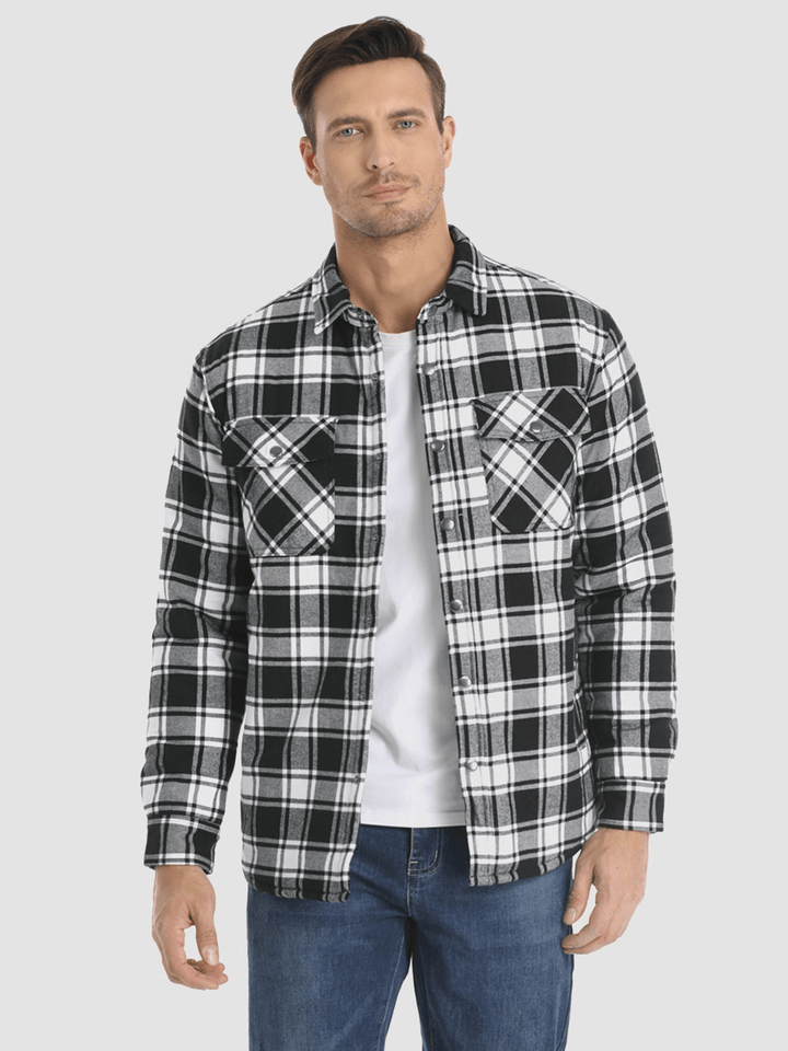 Freddie - Striped flannel jacket