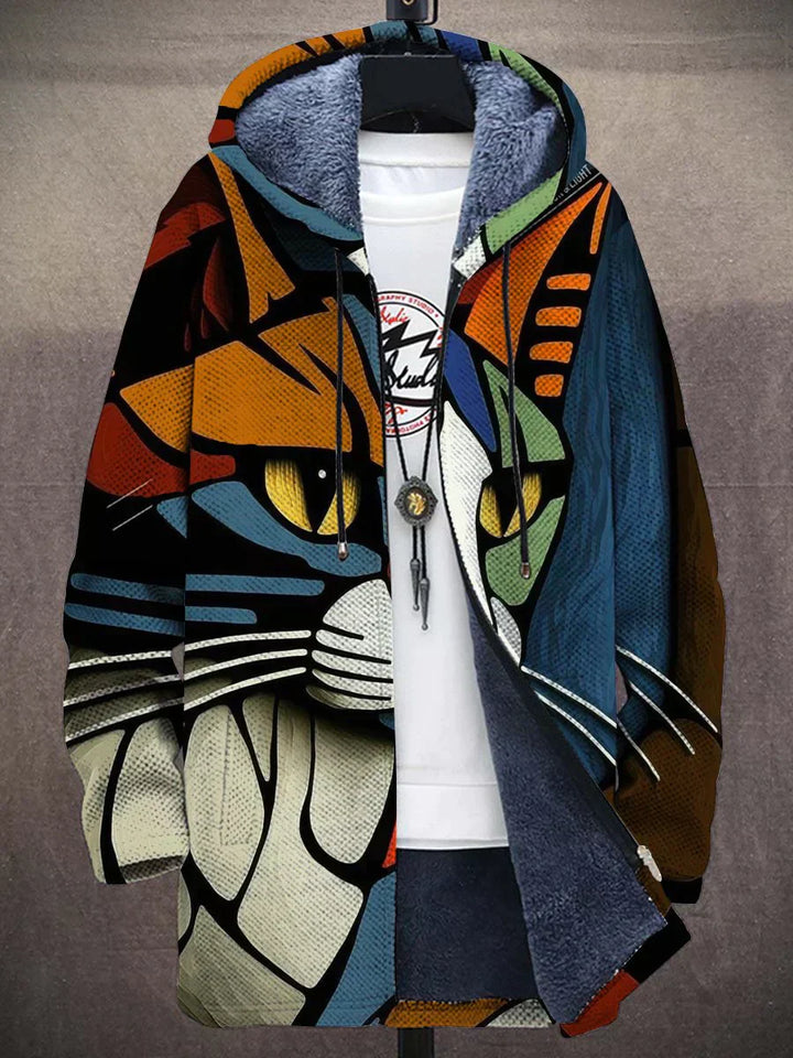 OTIS | CAT PATTERN WARM JACKET